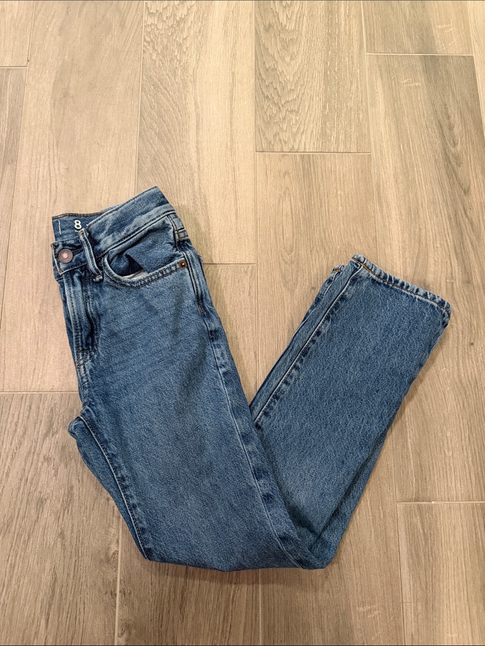 Gap Kids Blue Straight Leg Jeans Size 8